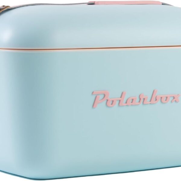 Retro Beach Cooler Vintage Picnic Lunch Box Bag Portable Cooler Travel Camping Hiking 90s Style Ice Chest