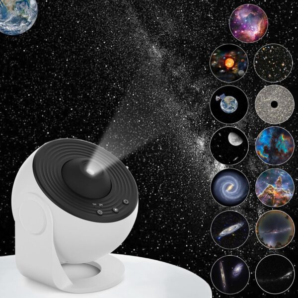 Galaxy Projector. 13 in 1 Planetarium Star Projector Realistic Starry Sky Night Light with Solar System Constellation Moon for Kids Adults Bedroom Ceiling Home Theater Living Room Decor